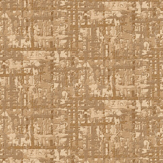 Dutch Wallcoverings Embellish fabric abstract gold DE120094 Behang