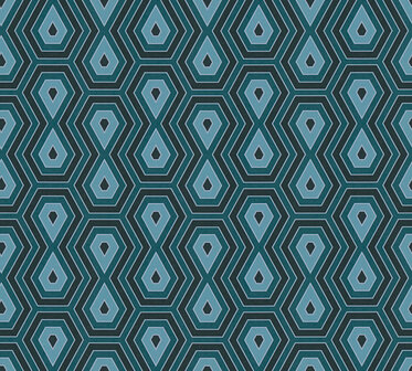 AS Creation AP Jungle Chic 37707-2 - 377072 Blauw / Zwart Behang
