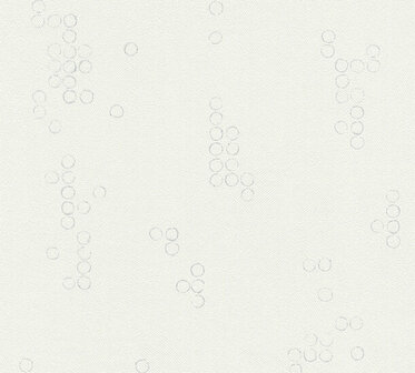 AS Creation 111 Shades of White 37763-1 - 377631 - Wit / Grijs Behang
