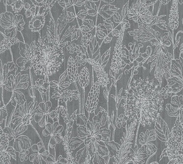 AS Creation Attractive 37834-4 - 378344 Zwart / Zilver Behang
