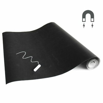 Esta Home Krijtbord Magneet Behang Zwart 155002 - Zwart Behang