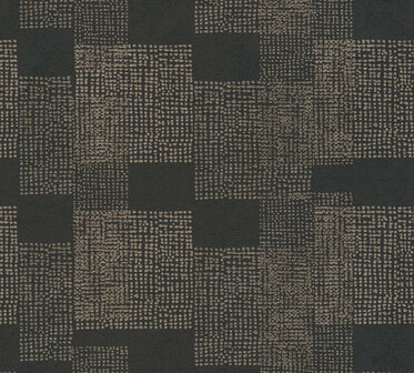 AS Creation Desert Lodge 38525-3 - 385253 Goud Geometrisch / Zwart Behang