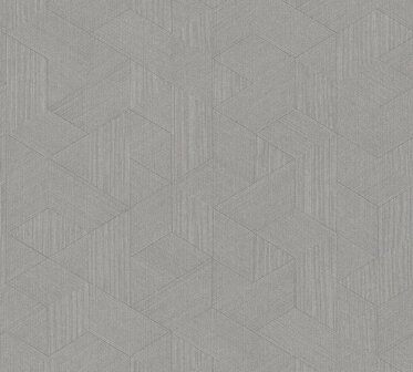 AS Creation Villa 37561-5 / 375615 Grijs Geometrisch Behang