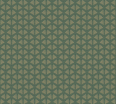 AS Creation Trendwall 2 - 37957-5 - 379575 Groen Art Deco Glitter / Goud Behang