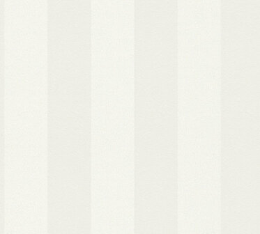 AS Creation Trendwall 2 - 38101-1 - 381011 Wit Streep / Grijs Behang