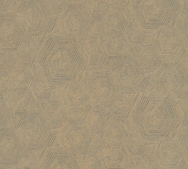 AS Creation My Home My Spa 38698-3 - 386983 - Goud / Grijs Behang