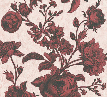AS Creation My Home My Spa 38700-4 - 387004 Rood / Roze Behang