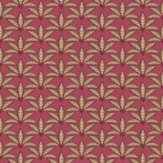 Noordwand Flora 18514 Rood - Metallic Behang