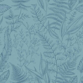Noordwand Flora 18563 Blauw Behang