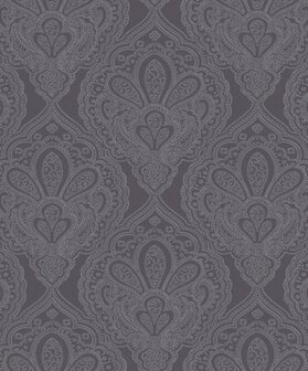 Noordwand Emporium DWP0247-01 Paars - Metallic Behang