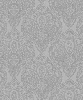 Noordwand Emporium DWP0247-03 Metallic - Grijs Behang