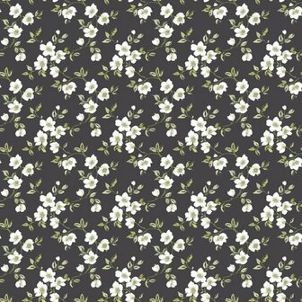 Noordwand Secret Garden G78480 Zwart Behang