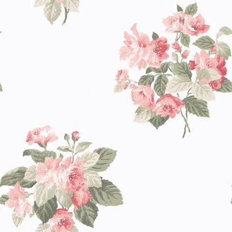 Noordwand Secret Garden G78499 Roze - Groen Behang