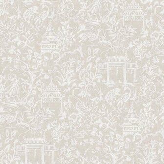 Noordwand Secret Garden G78512 Grijs - Beige Behang