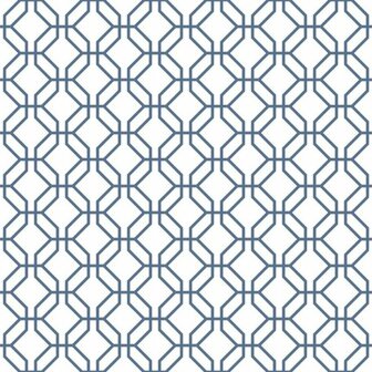 Noordwand Secret Garden G78526 Blauw - Wit Behang