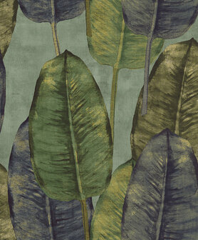 HookedOnWalls TAHITI RUBBERTREE TA25083 Behang