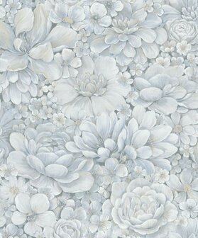 Noordwand Botanica 33953 Blauw - Grijs Behang