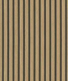 Noordwand Assorti 2024 33960 - Houten Panelen Bruin Behang