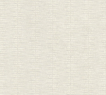 AS Creation #Hygge 38597-2 - 385972 Metallic Ethnic - Wit / Grijs Behang