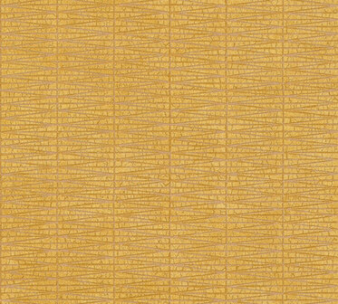 AS Creation #Hygge 38597-4 - 385974 Metallic Ethnic - Geel / Metallic Behang