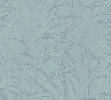 AS Creation #Hygge 38600-4 - 386004 Metallic Bloemrijk - Blauw / Metallic Behang