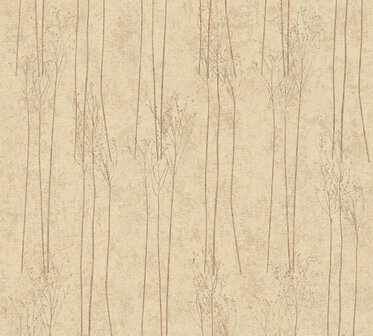 AS Creation #Hygge 38614-1 - 386141 Geel Natuur / Beige Behang
