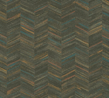 AS Creation Geo Effect 38309-2 - 383092 - Bruin / Groen Behang