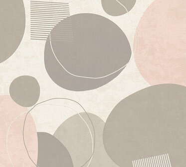AS Creation Geo Effect 38595-2 - 385952 - Beige / Grijs Behang
