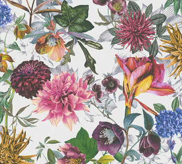 AS Creation Dream Flowery 38175-4 - 381754 - Multicolour / Paars Behang