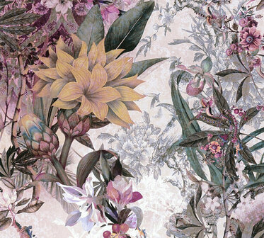 AS Creation Dream Flowery 38177-5 - 381775 - Multicolour / Paars Behang