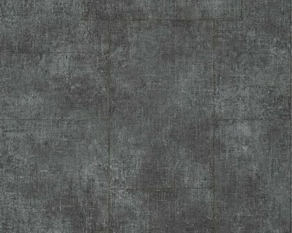 AS Creation 33608-1 Grijs linnen textuur Behang