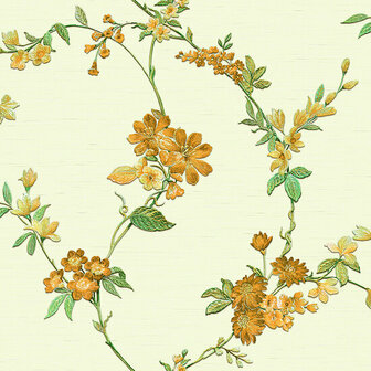 Dutch Wallcoverings Fabric Touch FT221212 Groen Behang