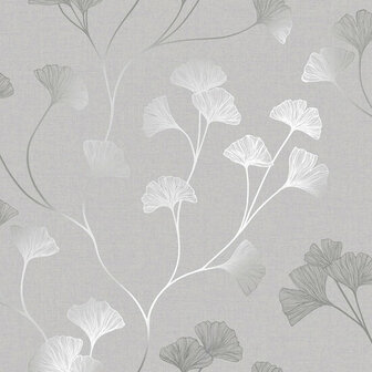 Dutch Wallcoverings Indulgence 12700 Grijs Zilver Behang