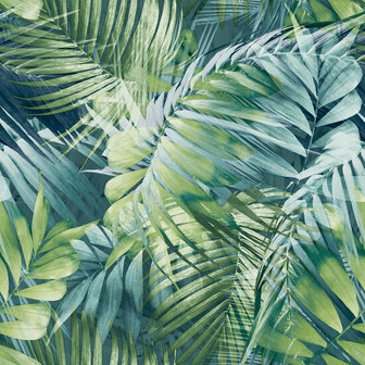 Dutch Wallcoverings Nomad 170702 Groen - Grijs Behang