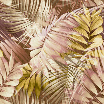 Dutch Wallcoverings Nomad 170703 Roze Groen Bruin Behang