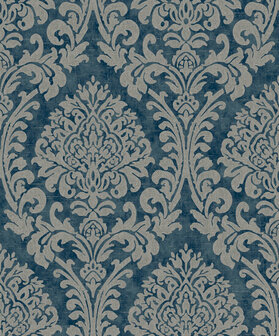 Dutch Wallcoverings Nomad A50101 Blauw - Grijs Behang