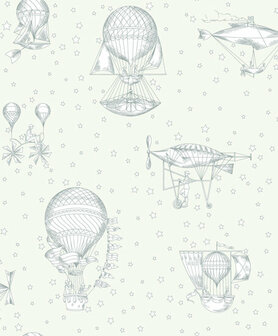 Dutch Wallcoverings Little Kids JR3001 mint Behang