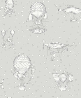 Dutch Wallcoverings Little Kids JR3011 grijs Behang