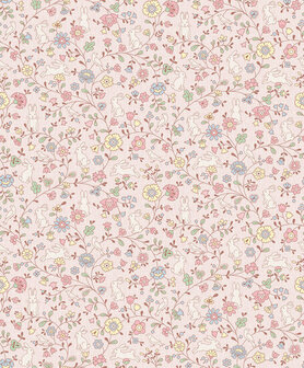 Dutch Wallcoverings Little Kids JS3105 roze Behang