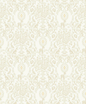 Dutch Wallcoverings Little Kids JS3303 beige - wit Behang