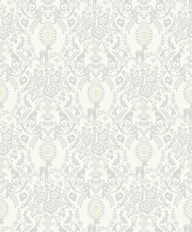 Dutch Wallcoverings Little Kids JS3311 grijs - wit Behang