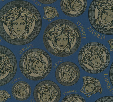Versace Home 5 38611-3 Blauw Behang