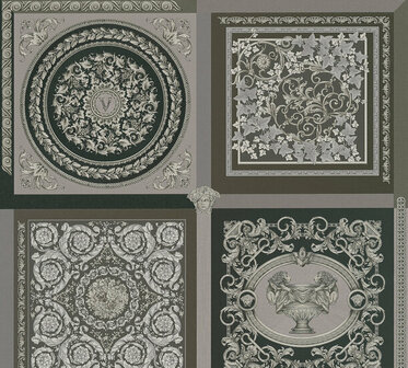 Versace Home 5 38704-4 Zilver Behang