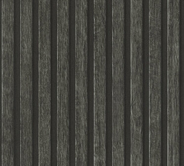 A.S Creation 39109-4 - Grijs / Zwart Behang