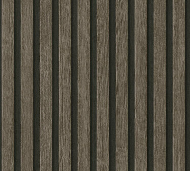 A.S Creation 39109-3 - Bruin / Zwart Behang