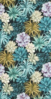 Casadeco Botanica BOTA85916585 - Blauw Behang