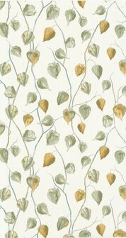 Casadeco Ginkgo GINK86217107 - Groen / Wit Behang