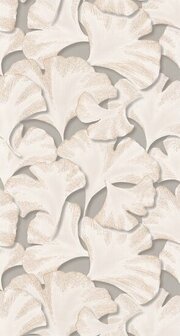 Casadeco Ginkgo GINK86241429 - Beige Behang