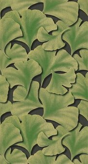 Casadeco Ginkgo GINK86247431 - Groen Behang