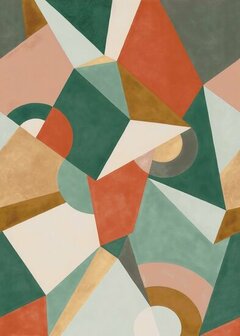 Casadeco Gallery GLRY87037410 - Groen Behang